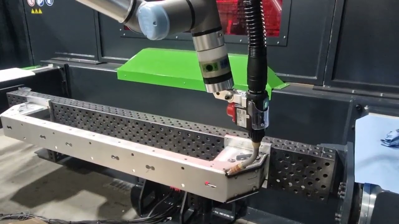 Sudarea robotizata Mig-Mag a aluminiului cu robot colaborativ