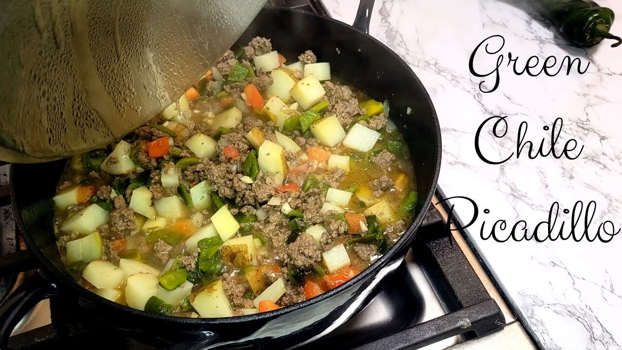 Green Chile Picadillo Recipe Video