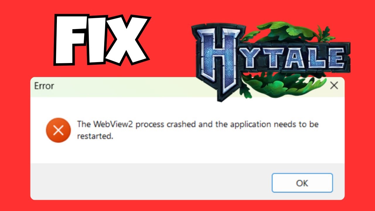 Исправлена ​​ошибка &laquo;Процесс WebView завершился с ошибкой&raquo; в Hytale.