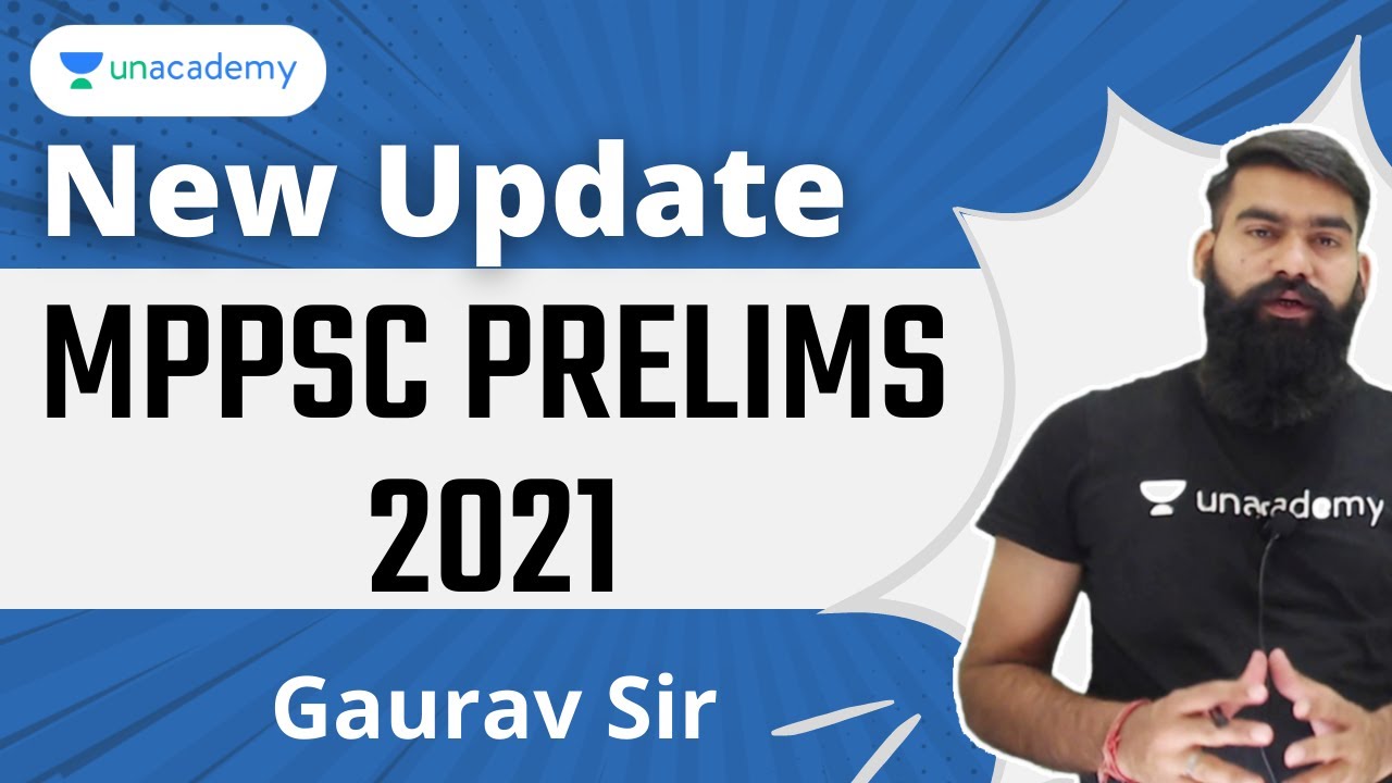 MPPSC PRELIMS 2021 ।। UPDATES ।। Gaurav sharma sir