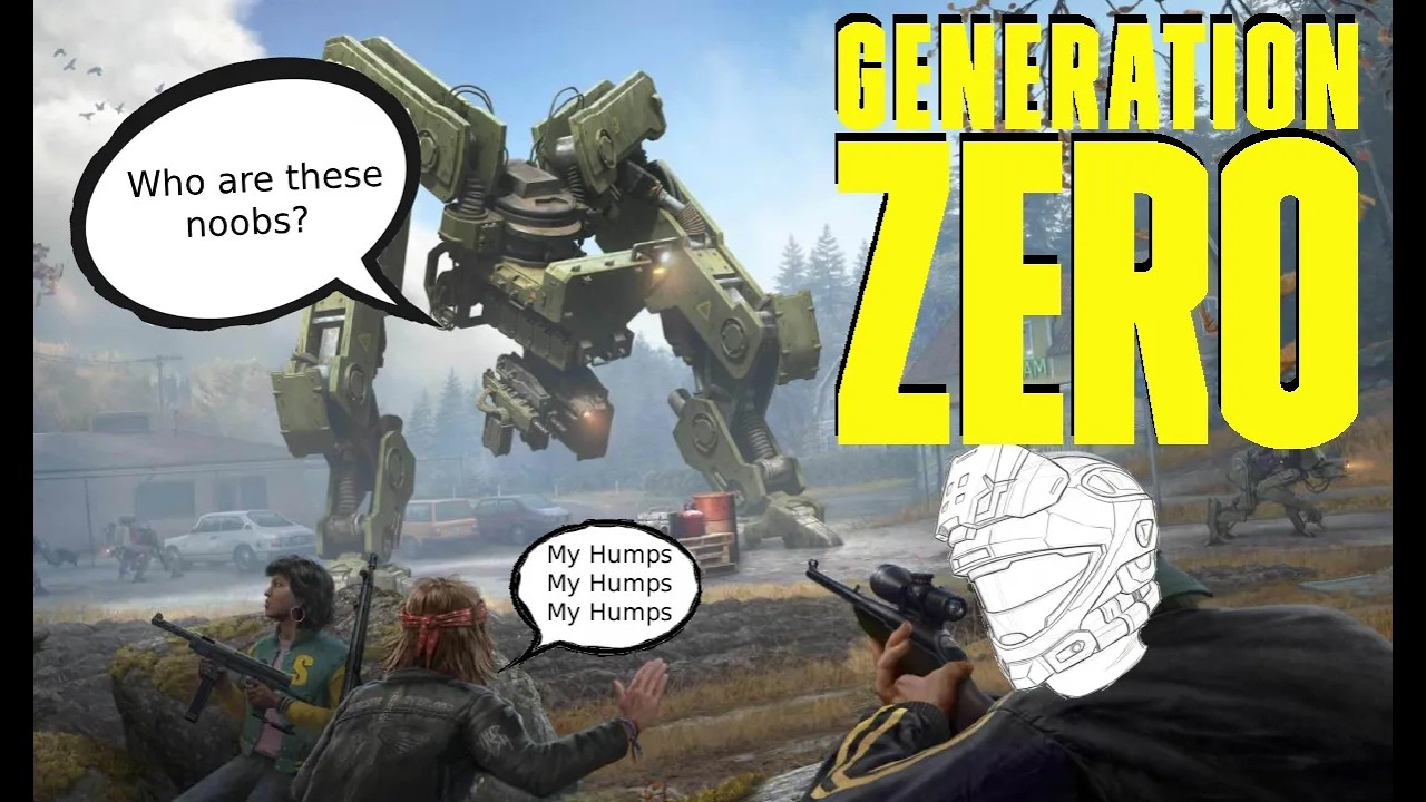 3 Noobs VS Robots | Generation zero - Funny Moments