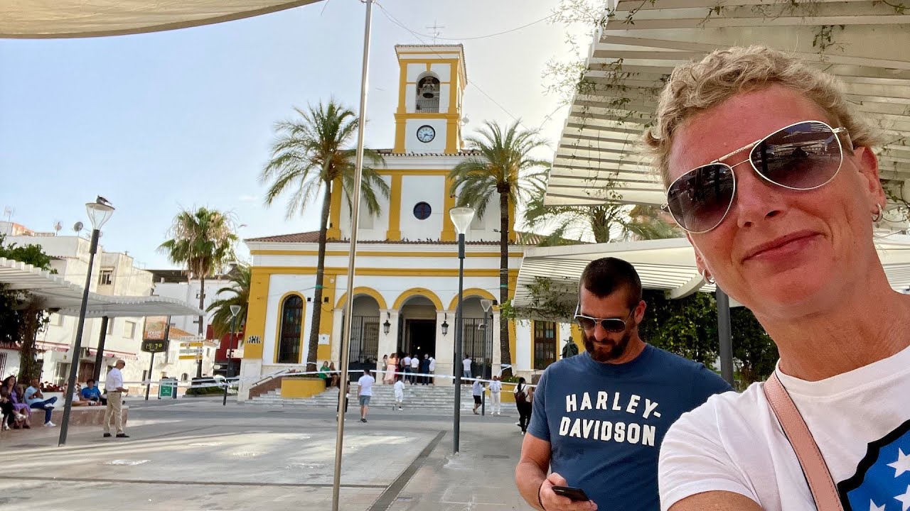 Marbella beach, San Pedro de Alcantara, celebration Corpus Christi,  dinner in Marbella 17 HD 1080p