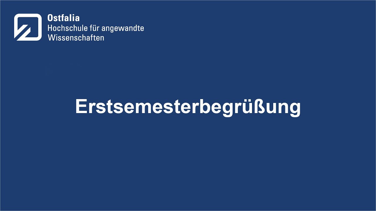 Herzlich willkommen an der Ostfalia!