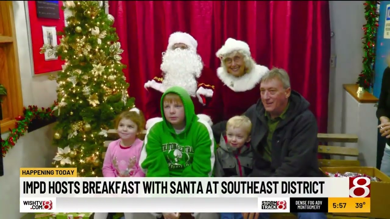 IMPD hosts Breakfast with Santa at southeast district