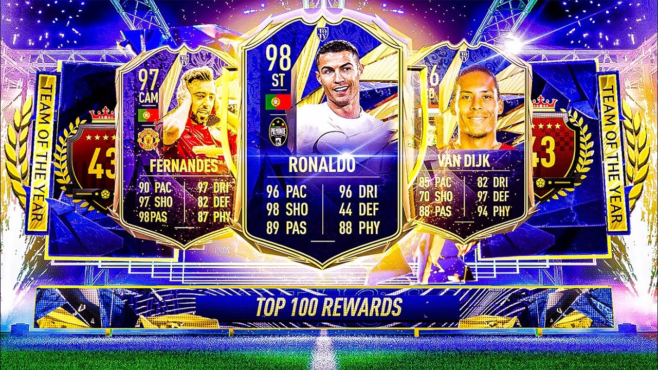 2 TOTY IN 1 PACK! 😱 TOP 200 FUT CHAMPIONS REWARDS - FIFA 21 Ultimate Team