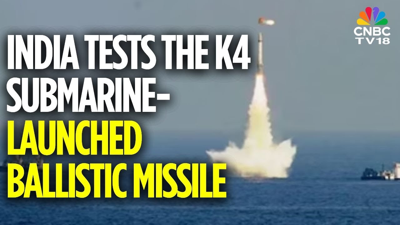 Индия успешно испытала баллистическую ракету К-4, запускаемую с подводной лодки INS Arighaat.