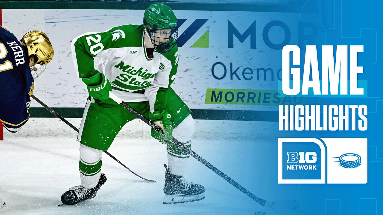 Notre Dame at Michigan State | HIGHLIGHTS | Big Ten Hockey | 02/19/2026