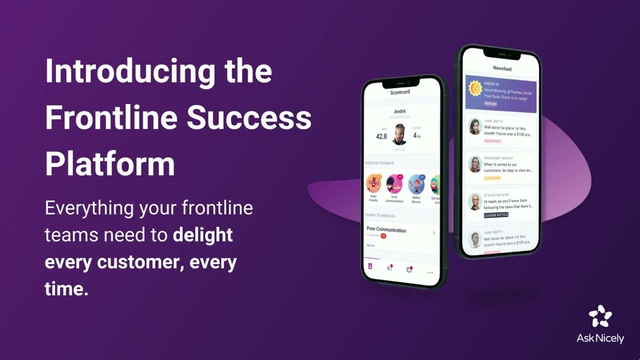 Introducing AskNicely's frontline success platform