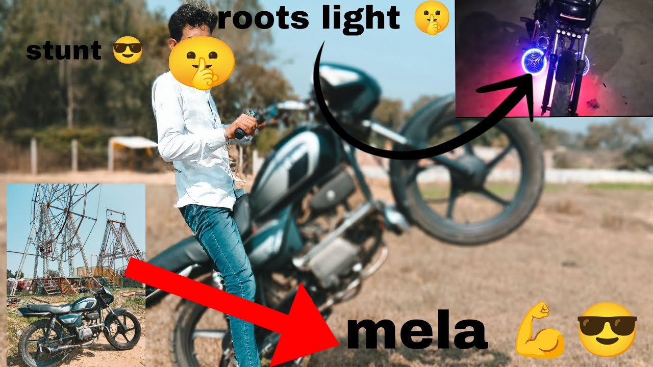 Mele me stunt 🤫😎 roots ke upr light 🕯️🚨 subscribe kro 👍😄 