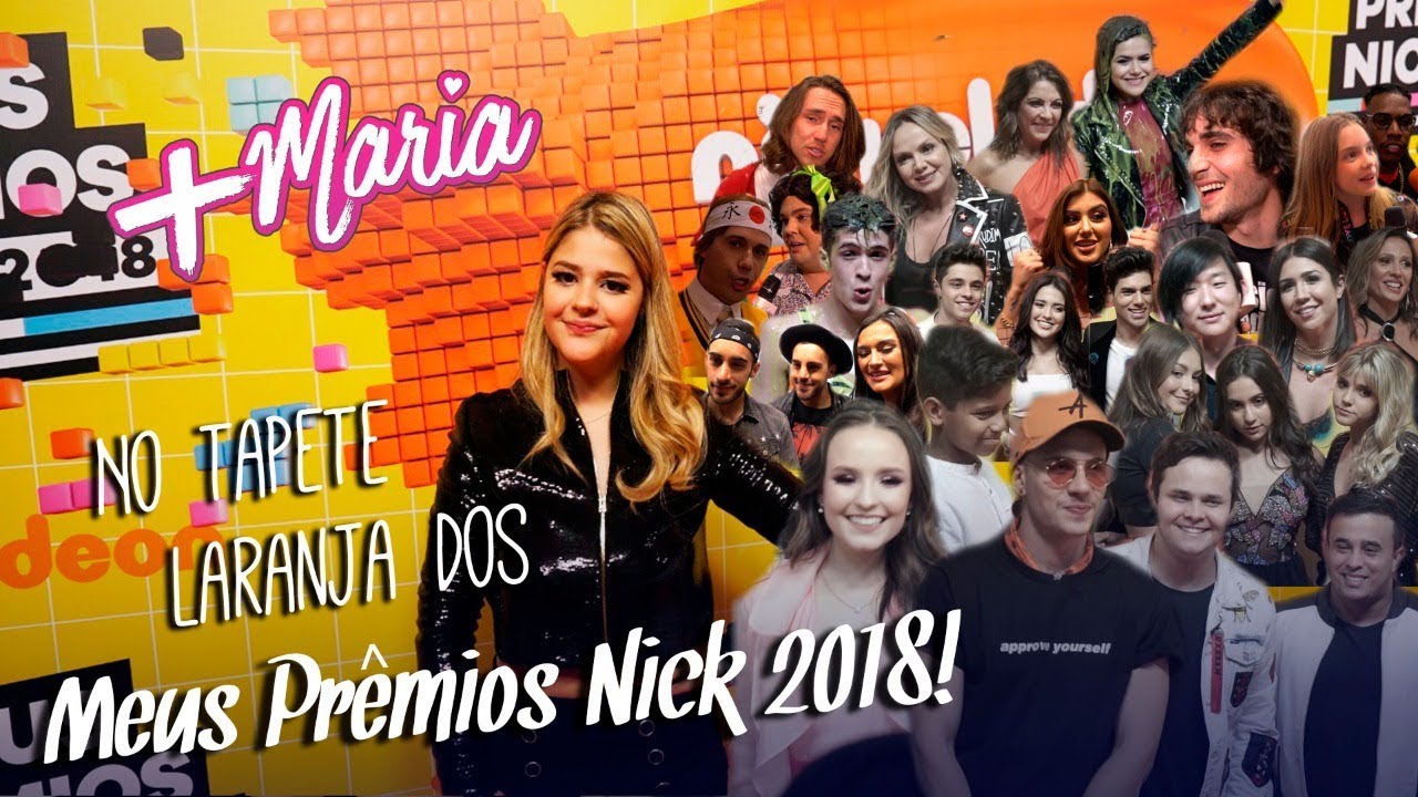 No tapete laranja do Meus Prêmios Nick 2018!