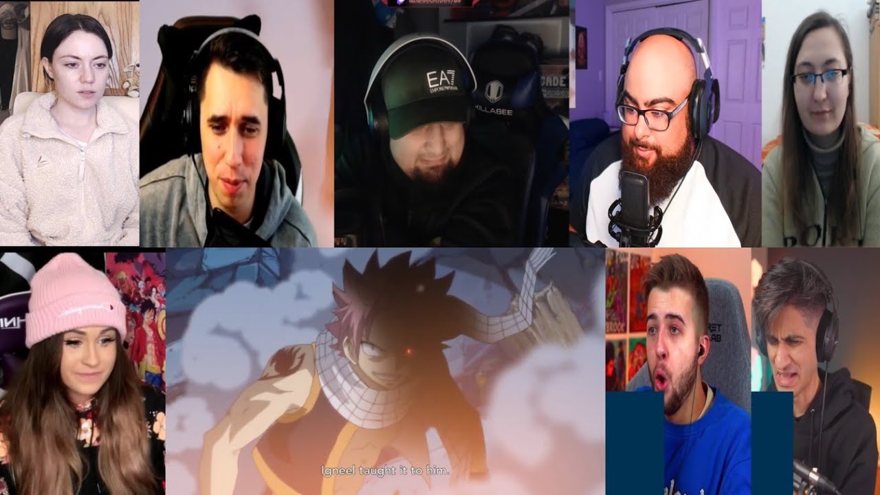 FAIRY TAIL EPISODE 1 REACTION MASHUP!!