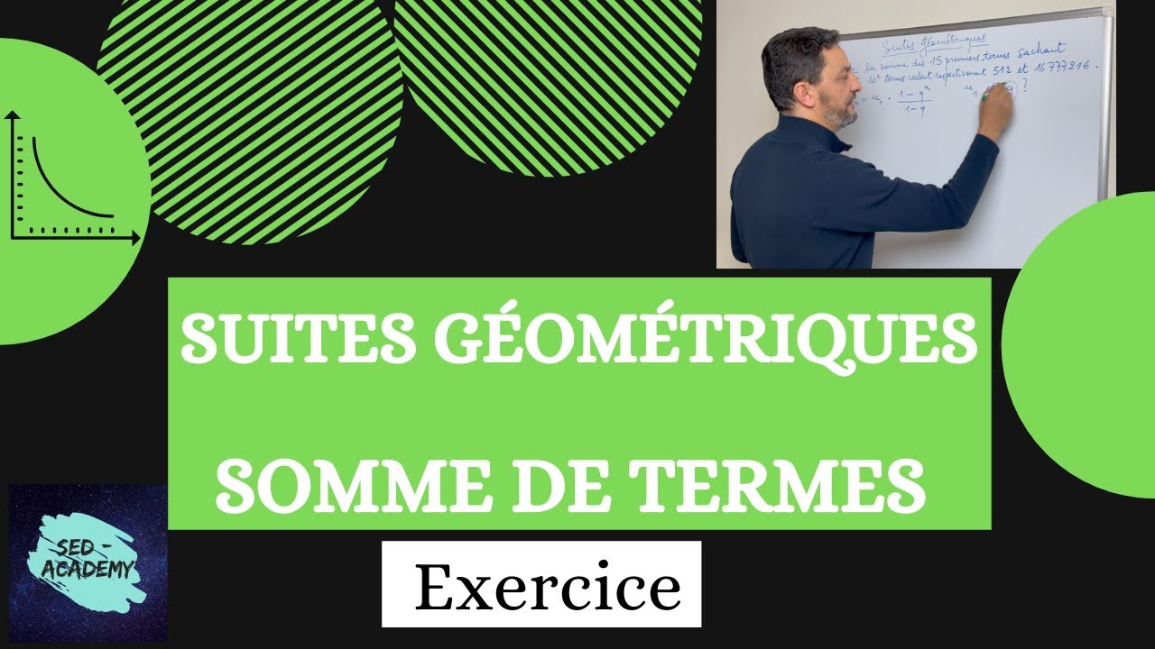 Calculer la Somme des termes d'une Suite Géométrique