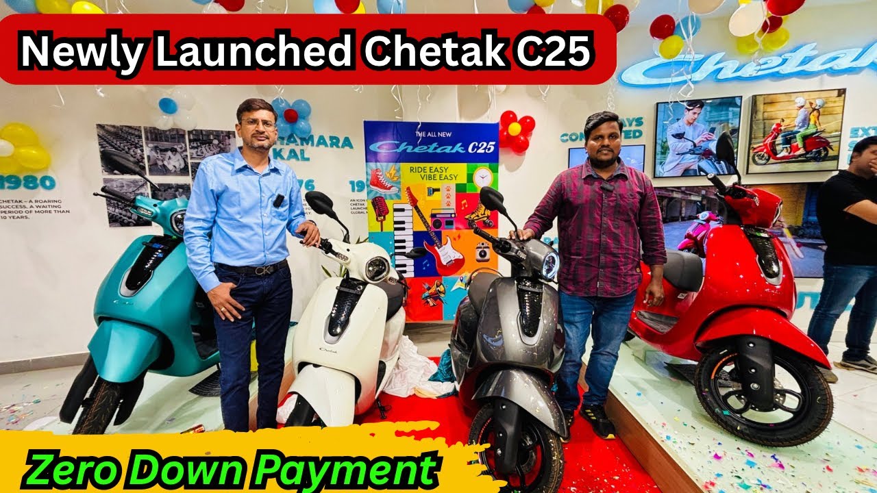 Chetak C25 Launched in Bhubaneswar | Metal Electric Scooter | Zero Down Payment | Chetak Rasulgar 