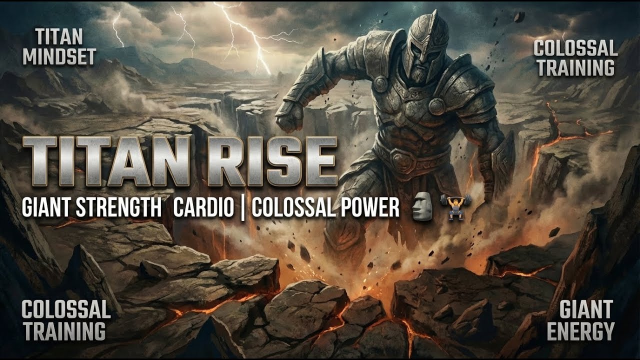 🏋️ TITAN RISE — Giant Strength Cardio | Colossal Power 🗿