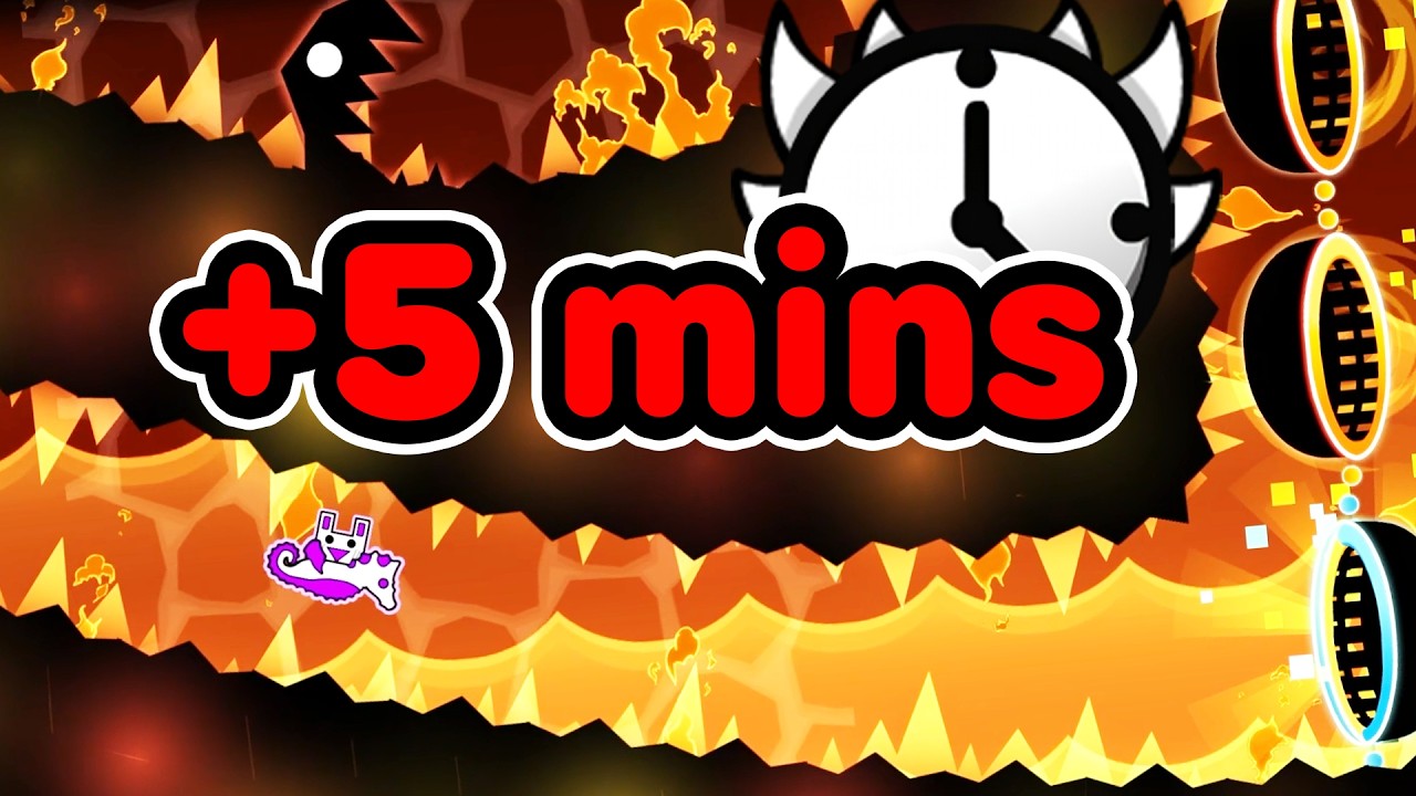 J’ai survécu à ce niveau Geometry Dash de 5 minutes.