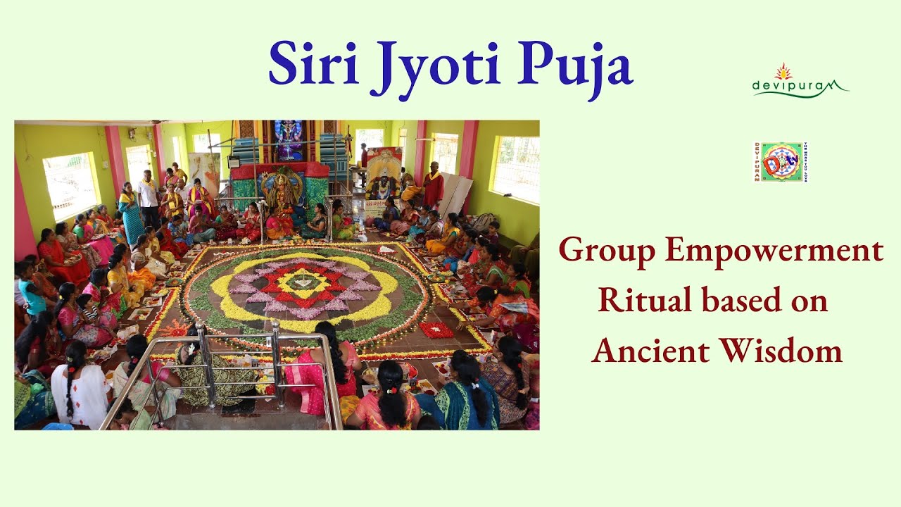 Siri Jyoti Puja I Lights of Abundance and JoyII Devipuram’s Signature Empowerment Ritual II