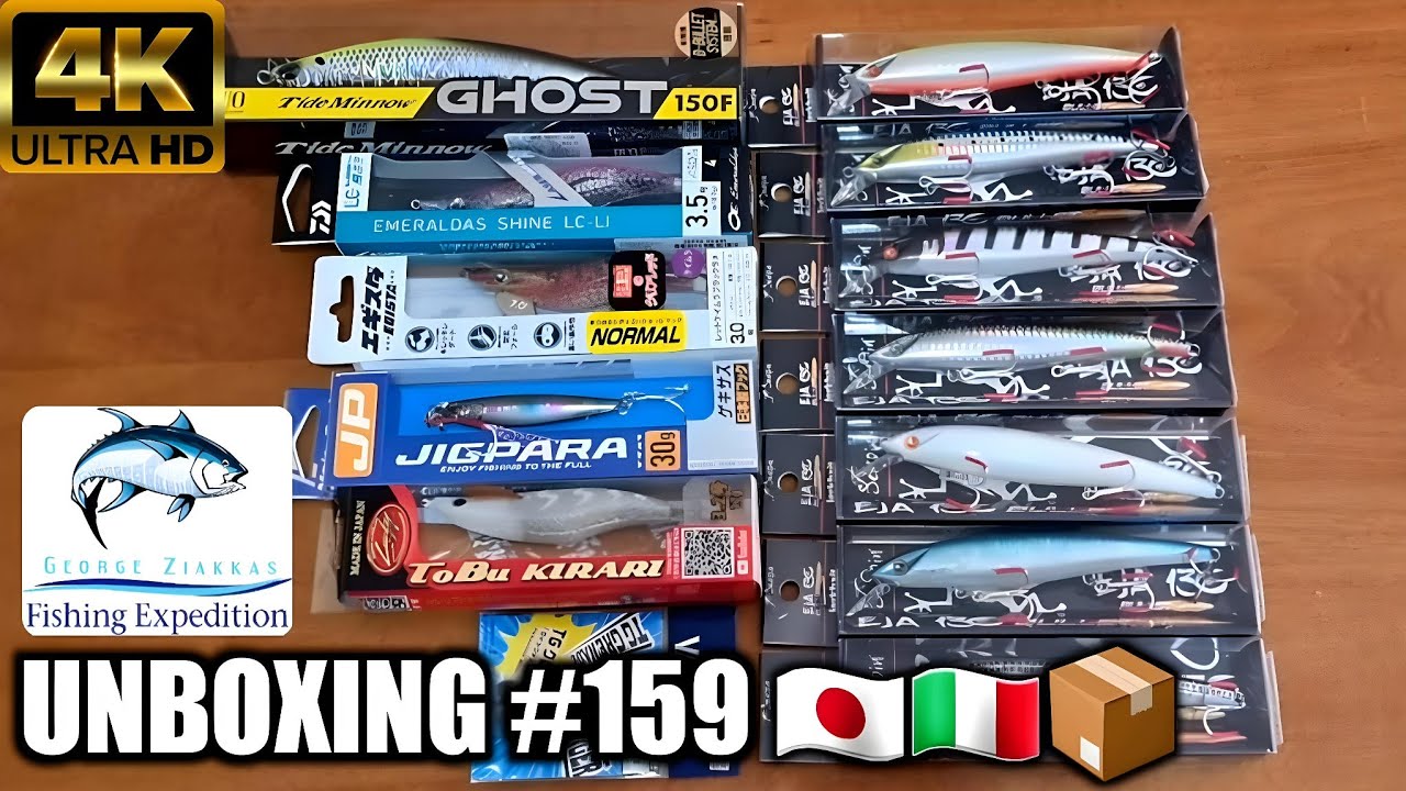 Unboxing #159 Fishing Lures, Jigs, Tackle from Japan & Italy 