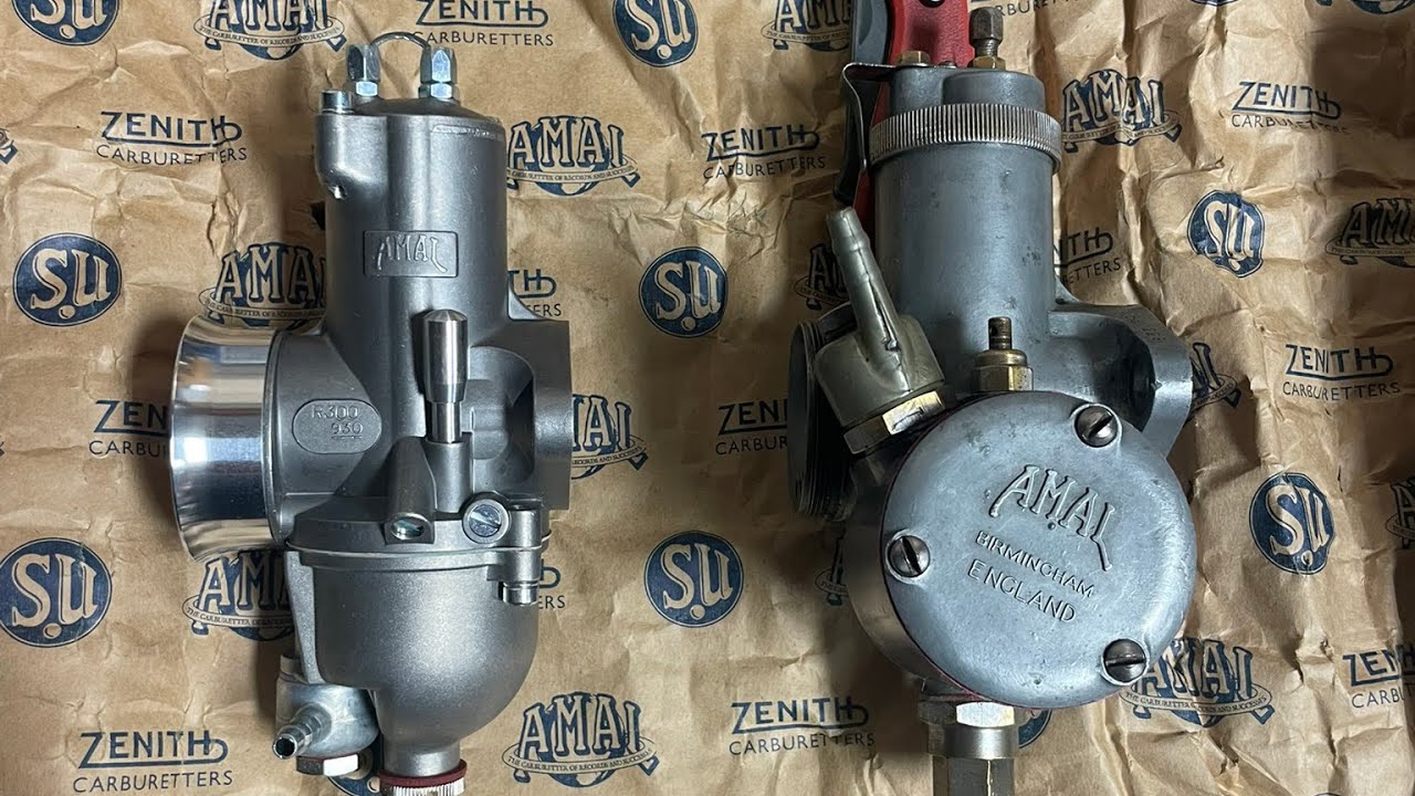 1966 BSA A65L Resurrection part 26 AMAL Concentric carburetors