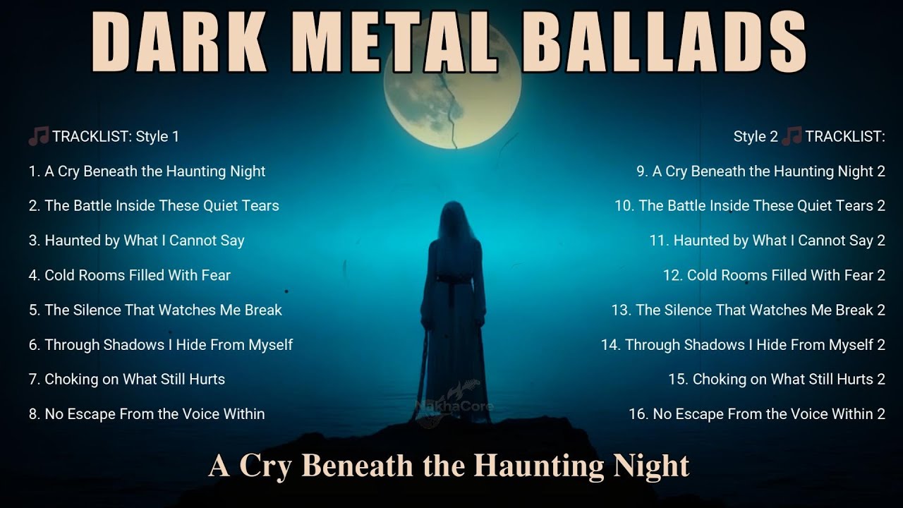 🔥 Dark Metal Ballads &ndash; A Cry Beneath the Haunting Night | Gothic Doom & Inner Conflict