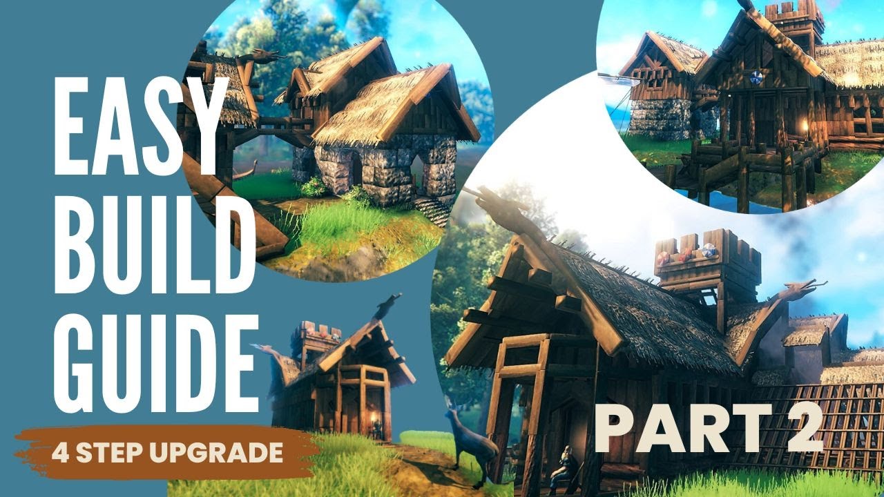 Valheim : Build Guide | Simple & cool Viking house : interior ( Small house tutorial ) Part 2/2