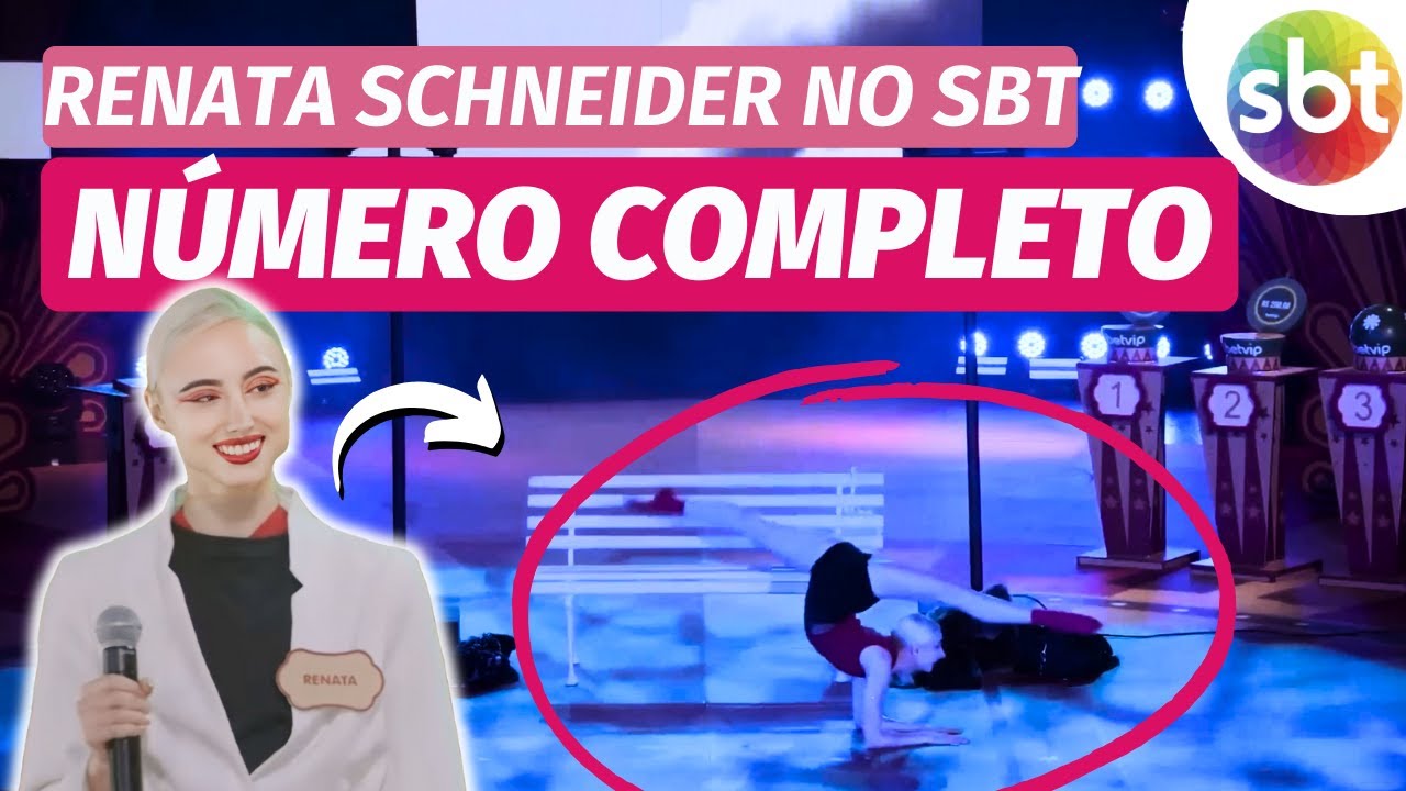 APARECI NO SBT: MEU NÚMERO DE CONTORCIONISMO COMPLETO (Renata Schneider no 