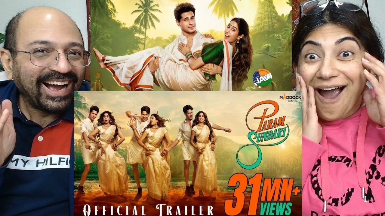 Param Sundari - Official Trailer | Sidharth M | Janhvi K |