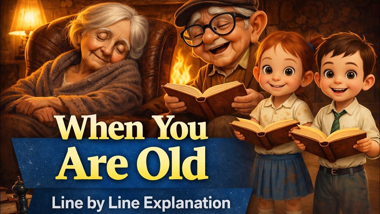 When you are old | line by line explanation| 2nd PUC English|