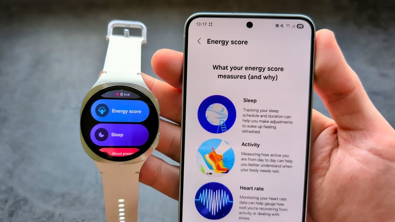 Energy Score / Body Battery on Samsung Galaxy Watch 8