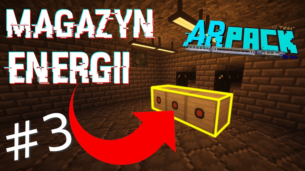 Minecraft ARPack z Arix'em #3 Magazyn Energii IC2 i Turbiny wiatrowe