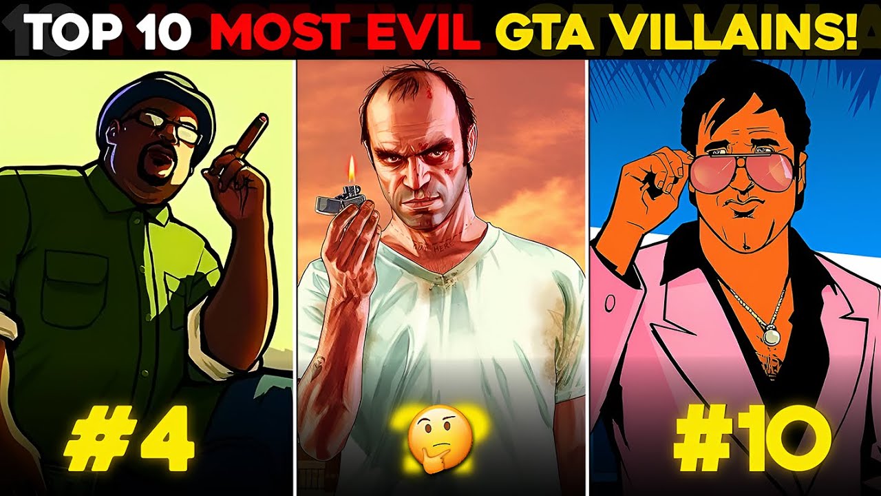 Я составил рейтинг величайших злодеев GTA всех времен #gta6 #gta5