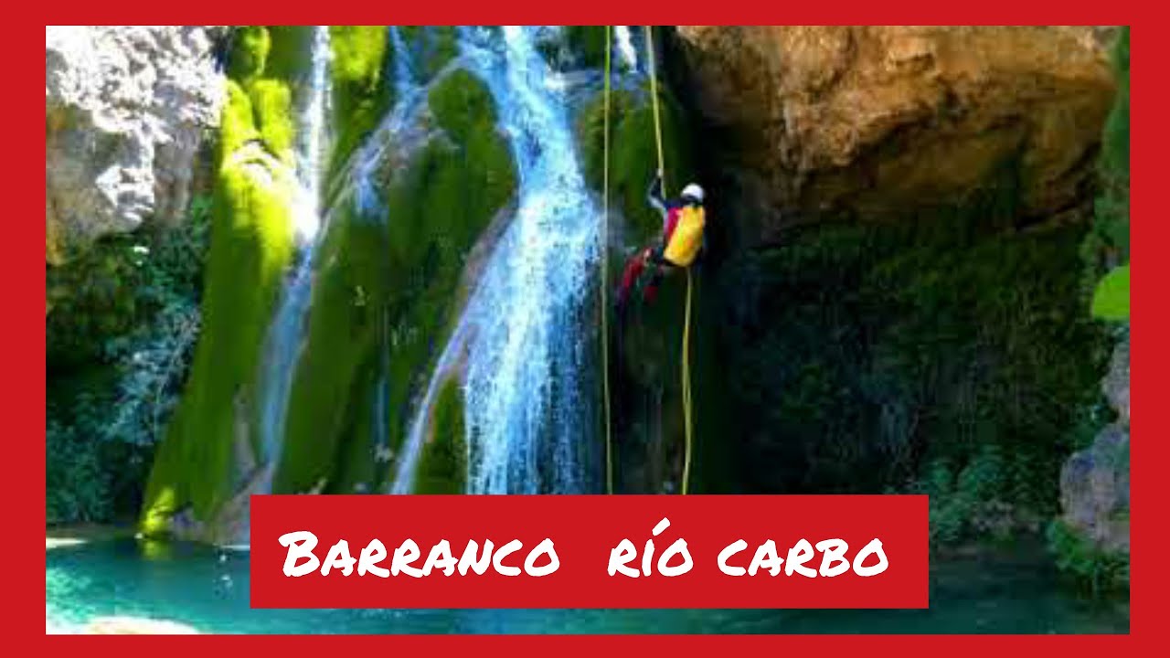 Río carbo , barranquismo ,Comunidad Valenciana.VÍDEO 4K