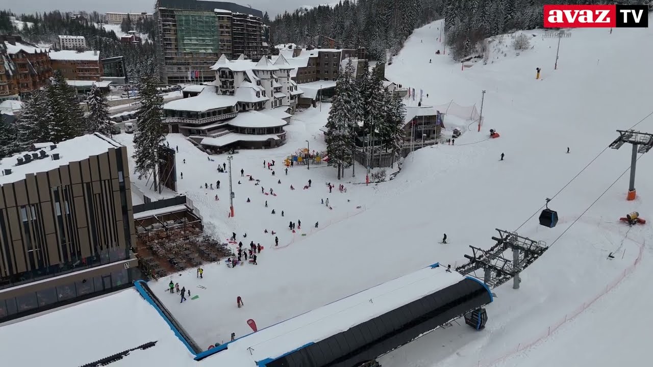Snimak iz zraka / Brojni posjetioci danas na olimpijskoj ljepotici Jahorini