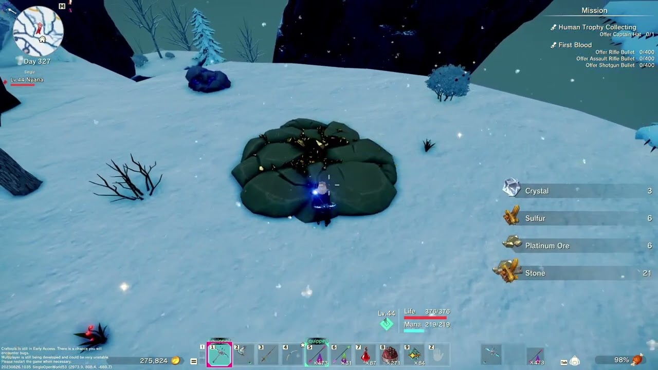 (Craftopia Seamless) Platinum Bedrock Location