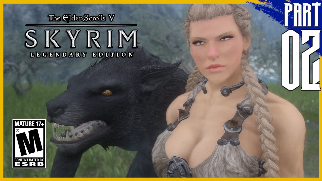 Atmoran (proto-Nord) Playthrough | Let's Play Modded Skyrim Gameplay Walkthrough part 2