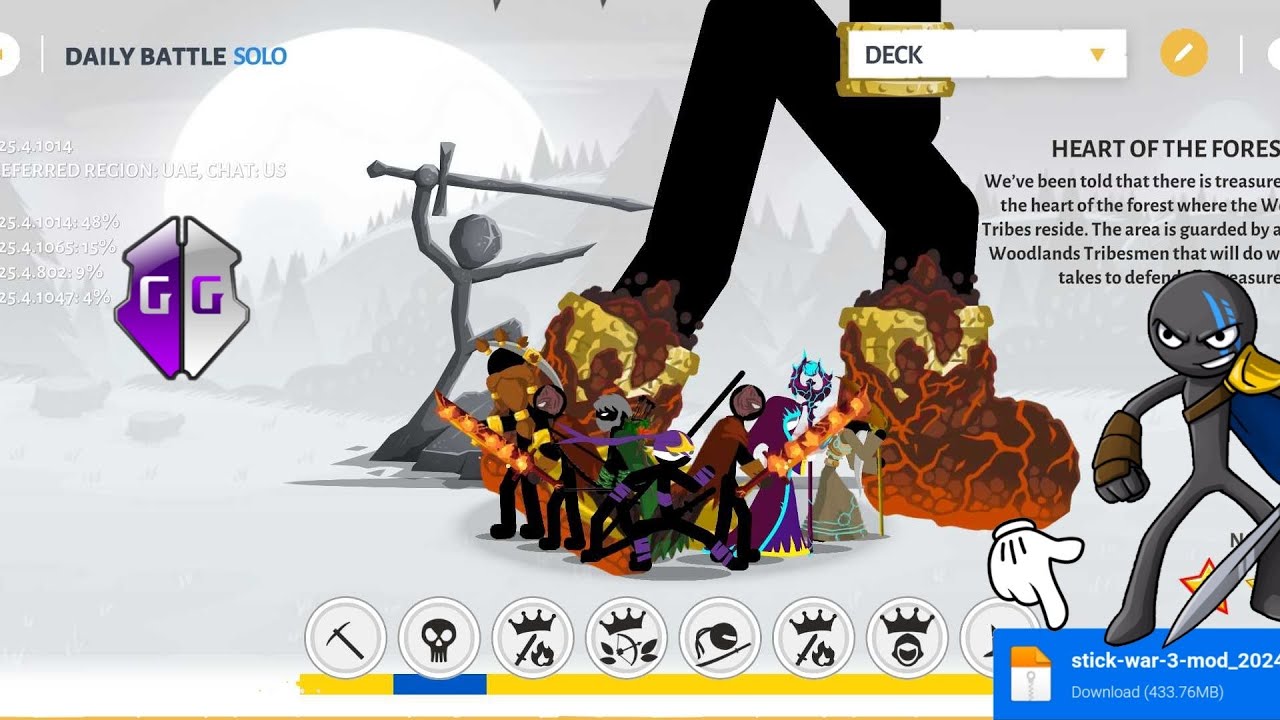 stick war: saga all secret generals download mod 100% working 🎉🎉