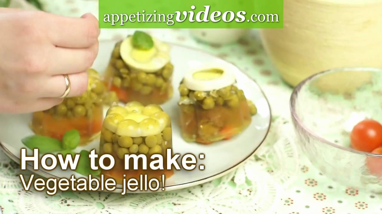 How to prepare vegetable jello