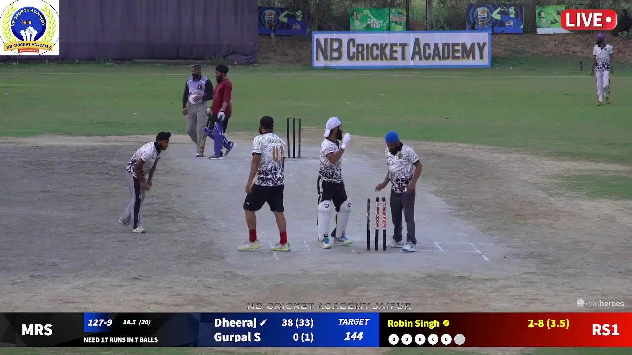 🔴LIVE MATCH || Royal Striker 11 🆚 Maharaja Ranjeet Singh ||  #cricket #sports