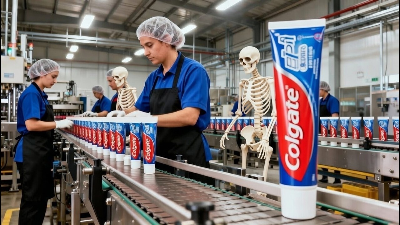 Toothpaste Manufacturing in a Factory | How Toothpaste Is Made