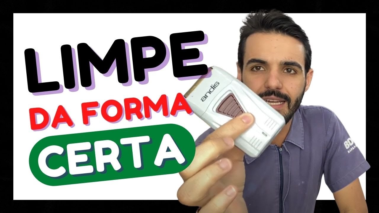 COMO LIMPAR A SHAVER DA ANDIS