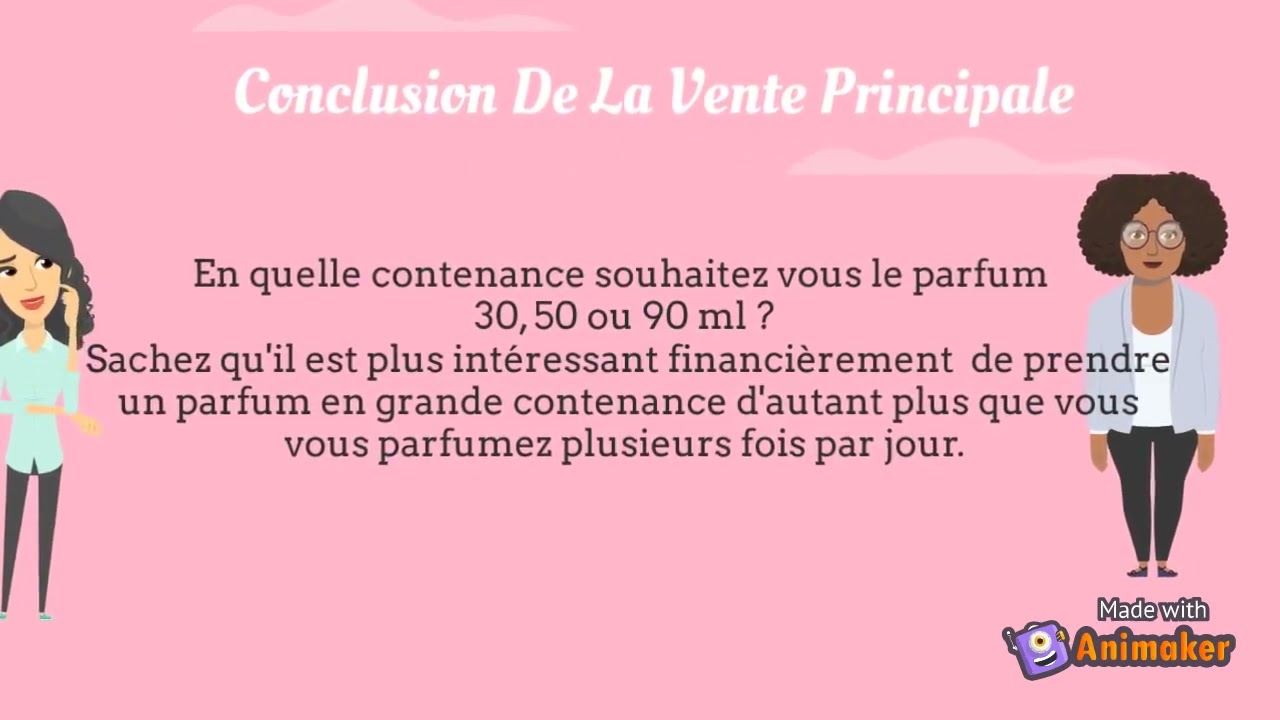 Sketch de vente cap esthetique