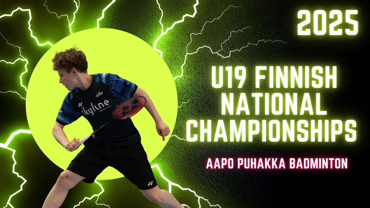 Badminton MD U19 Puhakka-Pitkänen vs Lybeck-Tanttu Finnish National Championship 2025 Match