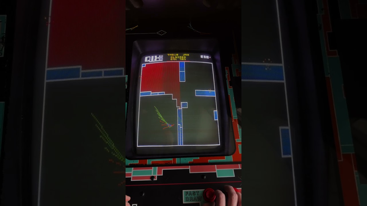 Qix Arcade Tips with The 8-Bit Guy & Time Rift Arcade #retrogaming #arcade #qix #timerift #8bitguy