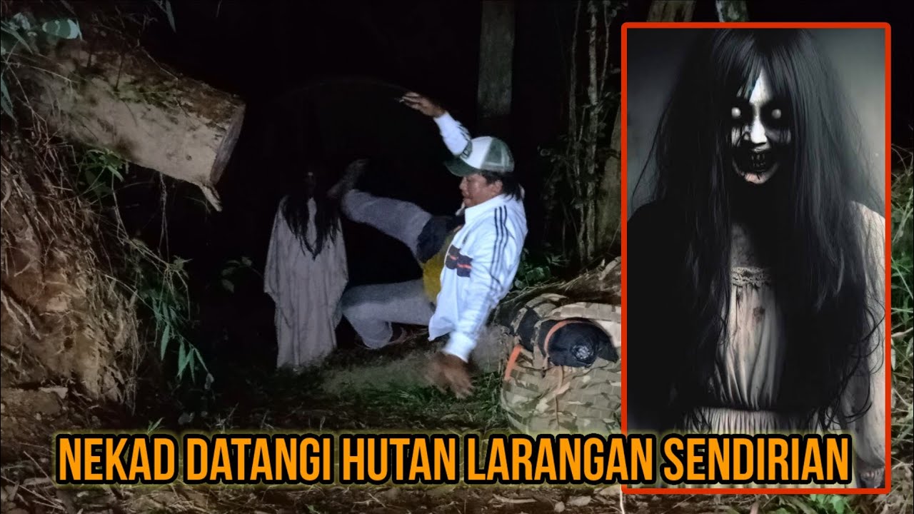 CAMPING HOROR: TENGAH MALAM DI KEJAR KUNTILANAK PENUNGGU HUTAN LARANGAN‼️