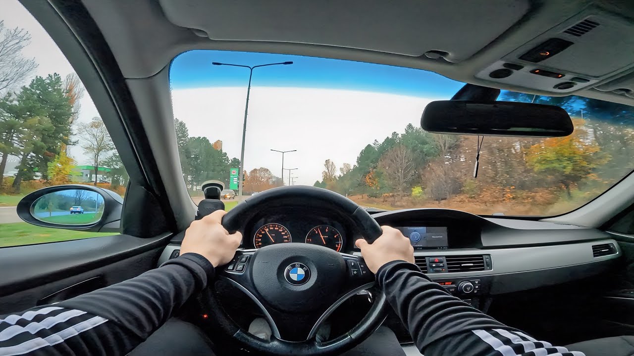 2007 BMW 318d E90 MT - POV TEST DRIVE