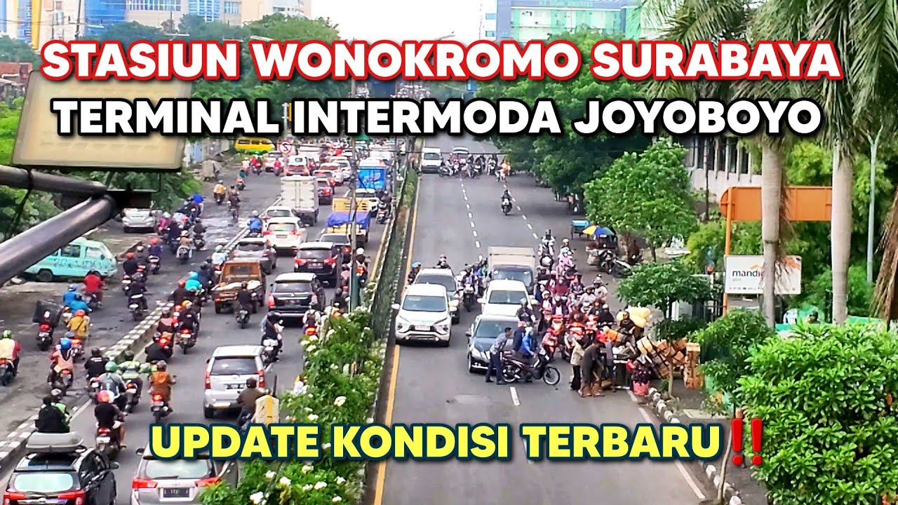 STASIUN WONOKROMO KE TERMINAL INTERMODA JOYOBOYO TIJ |  #wonokromo #stasiunwonokromo #surabaya