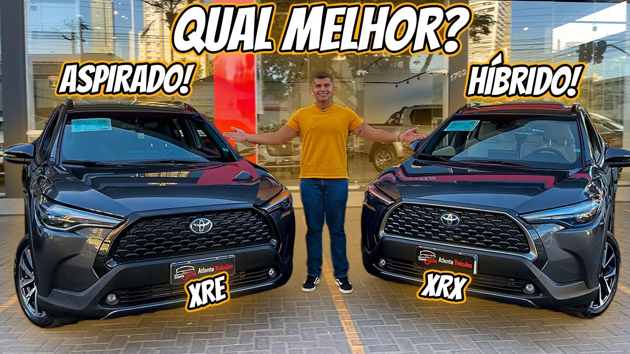 COMPARATIVO: Toyota Corolla Cross XRE versus Toyota Corolla Cross XRX Híbrido 2022