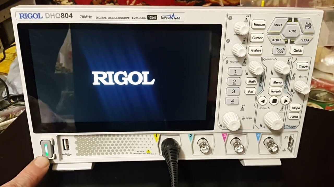 RIGOL DHO804 / 12bit / 70MHz / - приехал долгожданный. :-)