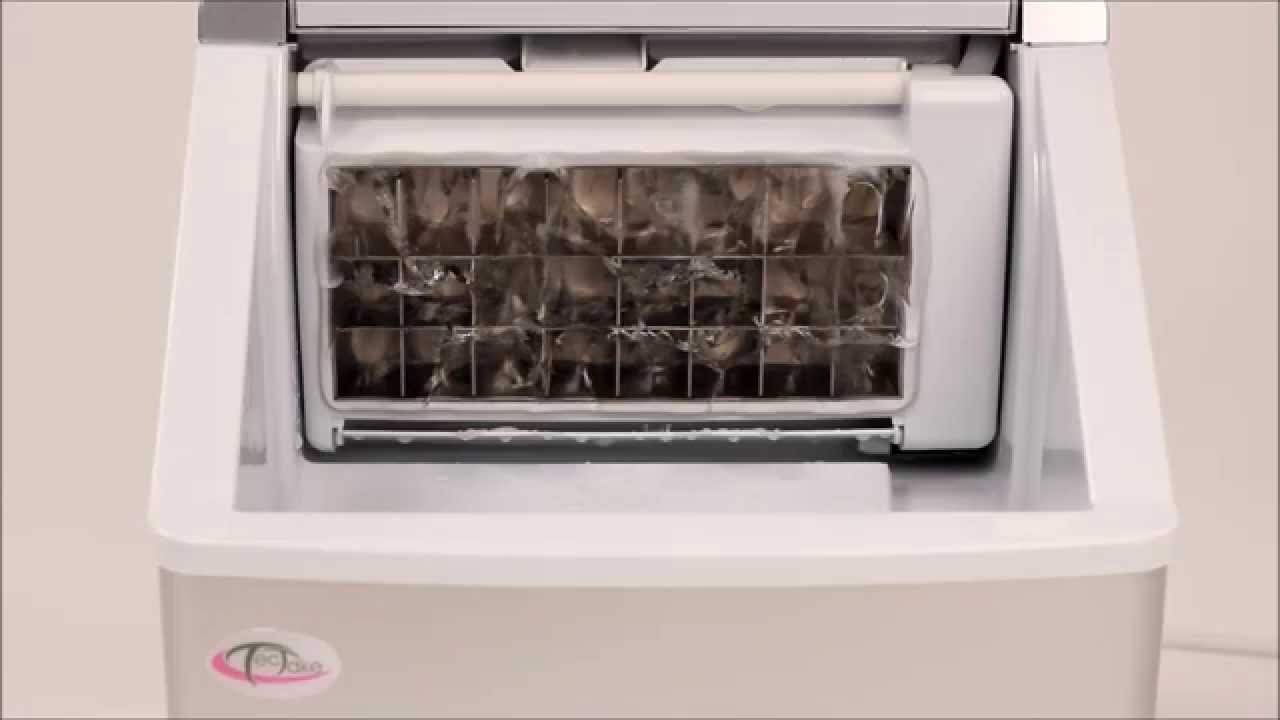 TecTake - Eisw&uuml;rfelmaschine f&uuml;r klare Eisw&uuml;rfel - Icemaker for clear ice cubes