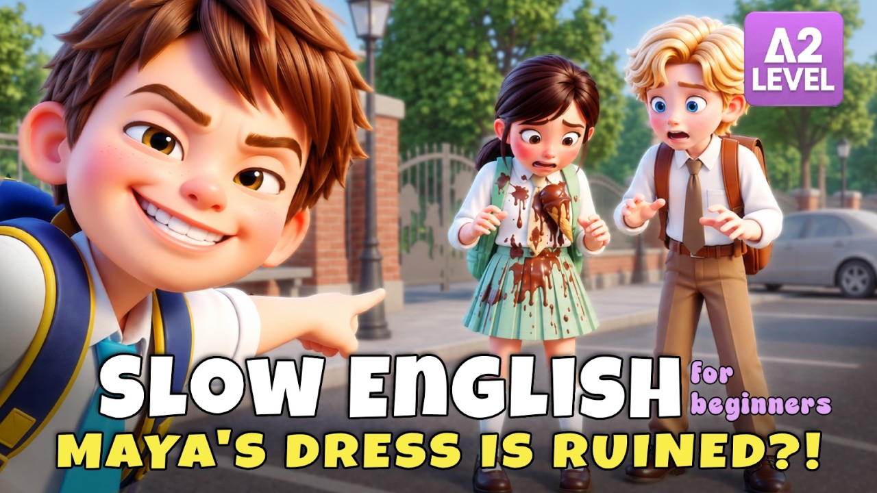 Why Was Everyone Laughing at Maya... What Happened?! | Slow English Listening Story (A2 Level)