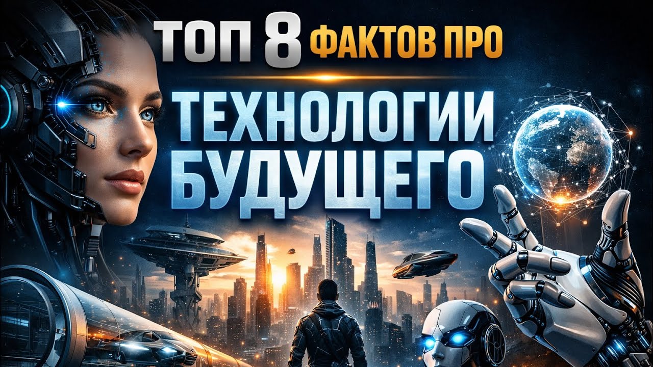 ТОП 8 фактов про ТЕХНОЛОГИИ будущего, которые шокируют😱